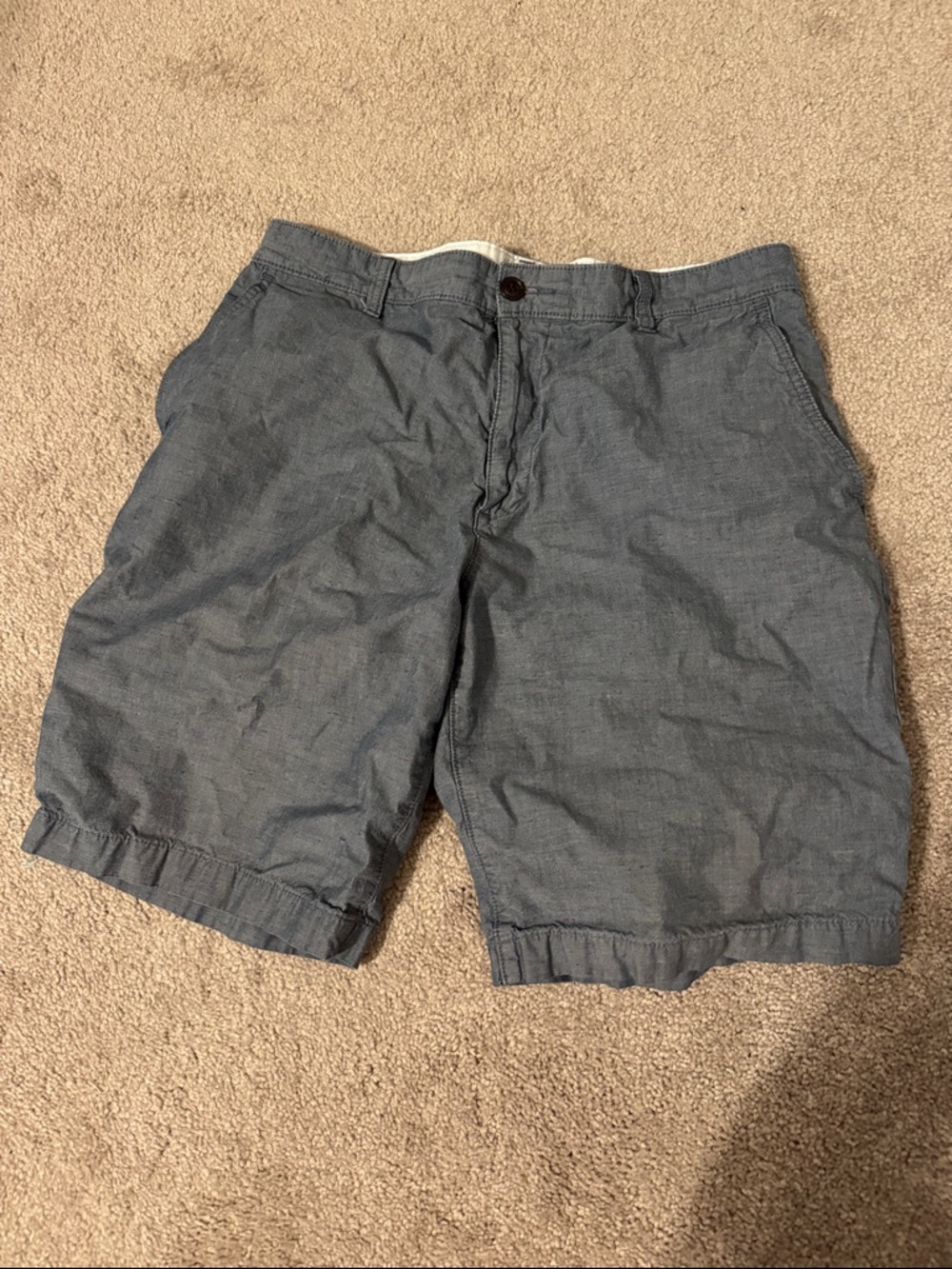 Dockers Men's Casual Chambray Shorts - Blue